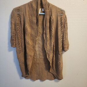 Beatrix OST Vintage Women's Tan Knit Sweater Size M